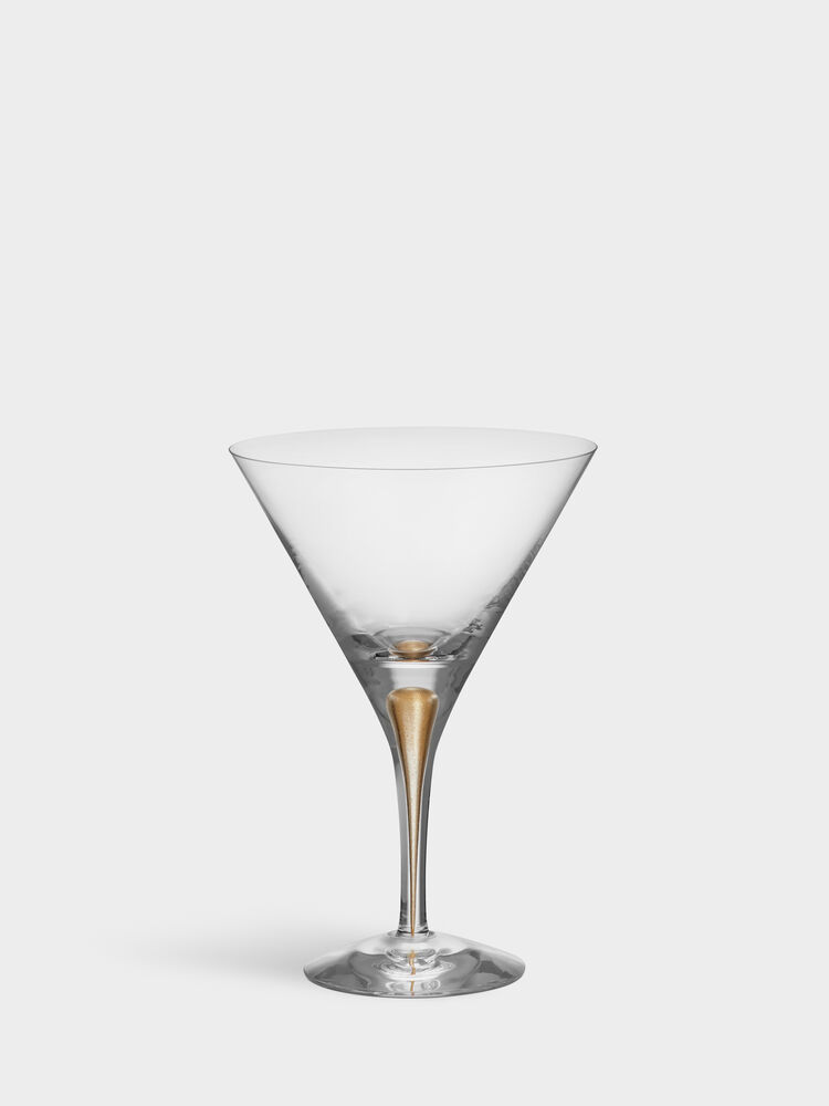 ORREFORS Gold martiniglas 25cl